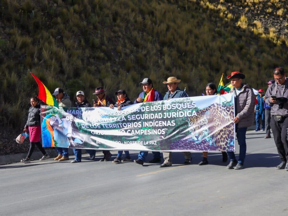MARCHA PARA ABROGACIÓN DE LA LEY 1720 LLEGA A LA PAZ