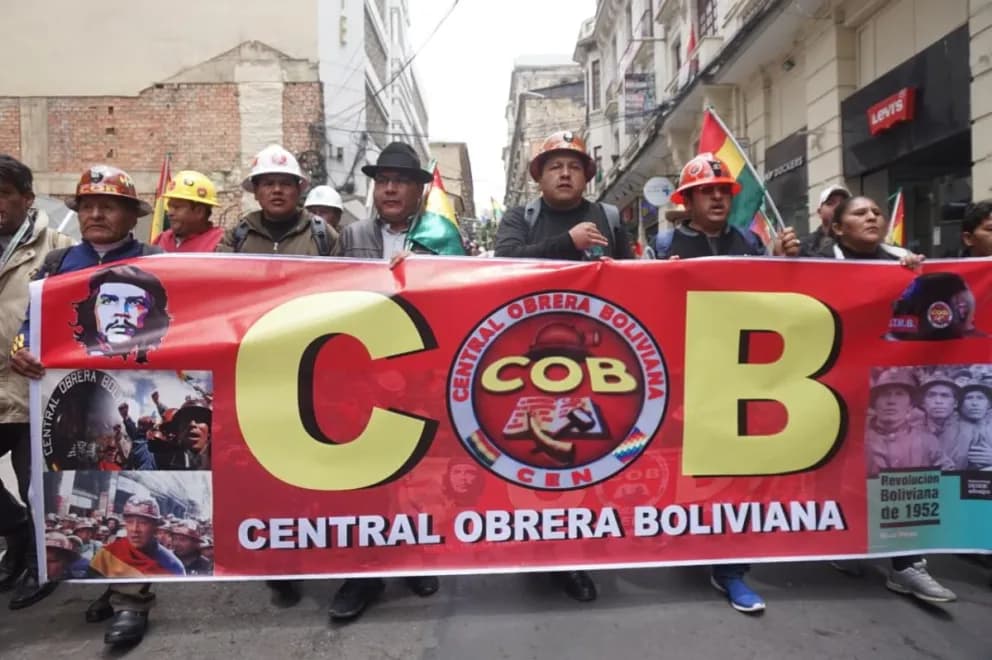 COB CONVOCA A MARCHA DE “UNIDAD Y LUCHA” EN EL ALTO Y LA PAZ