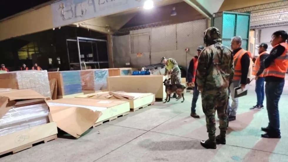 VIRU VIRU: OPERATIVO ANTIDROGA INTERCEPTA CARGAMENTO DE MADERA DESTINADO A MIAMI