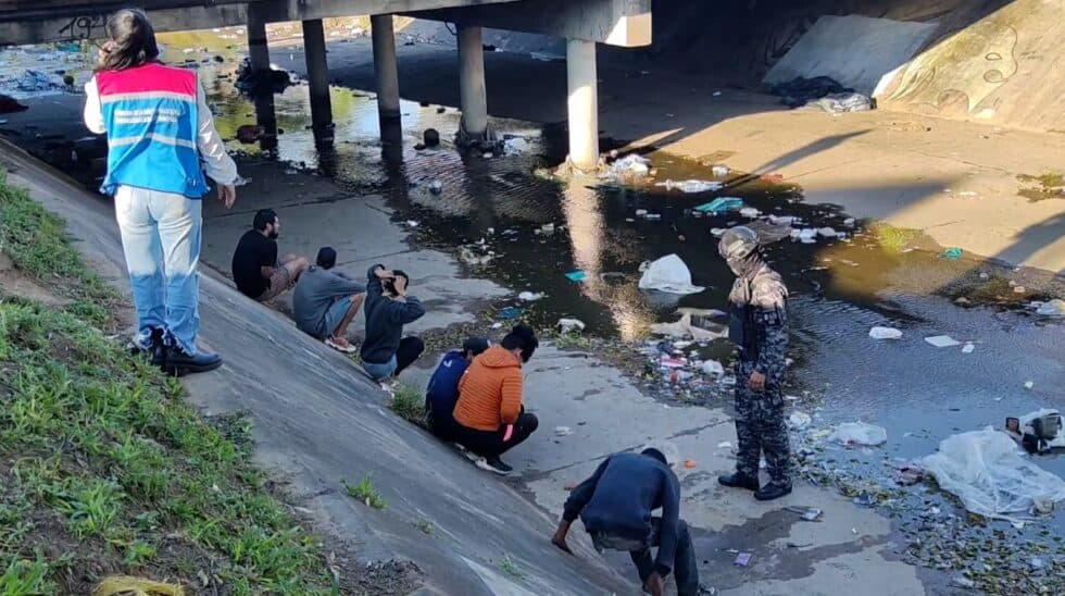 ALCALDÍA RESCATA A TRES ADOLESCENTES DURANTE OPERATIVO EN CANALES DEL CUARTO ANILLO