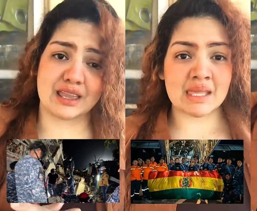 “BOLIVIA LLEGÓ A SALVAR VIDAS”: VENEZOLANA AGRADECE A LOS RESCATISTAS BOLIVIANOS