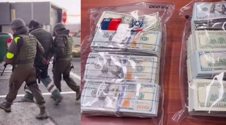 DETIENEN A BOLIVIANO CON $279.800 OCULTOS EN UN CAMIÓN EN CHILE