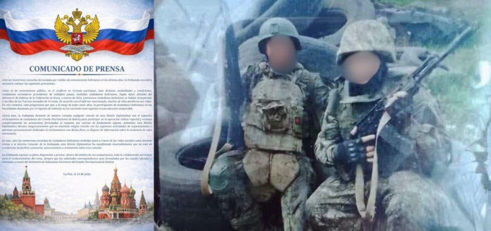 EMBAJADA DE RUSIA NIEGA RECLUTAMIENTO DE BOLIVIANOS