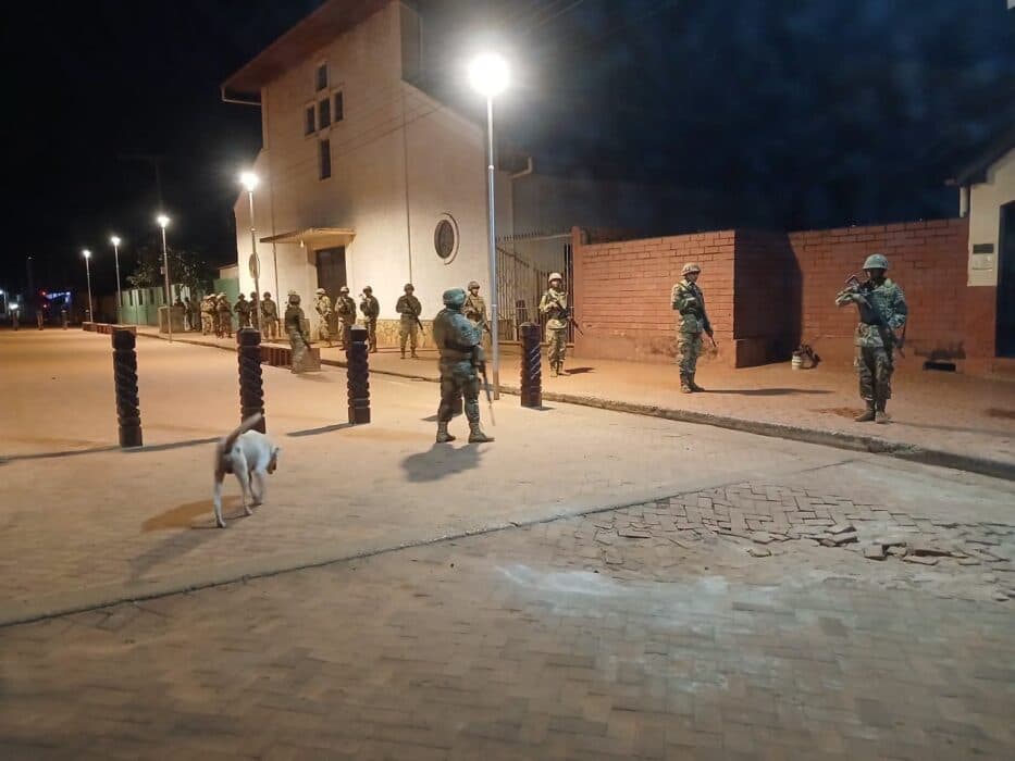 EJÉRCITO Y POLICÍA REFUERZAN PATRULLAJES PREVENTIVOS EN SAN MATÍAS
