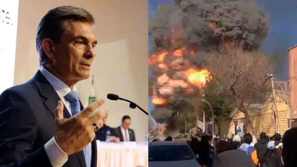 PAZ PIDE ACLARAR EL ORIGEN DE LAS EXPLOSIONES EN VIACHA Y NO DESCARTA UN ATENTADO
