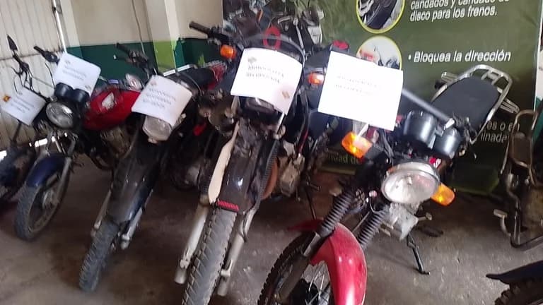 COTOCA SUFRE UN ALTO ROBO DE MOTOCICLETAS