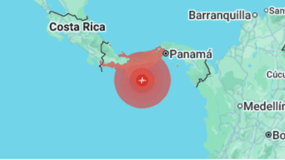 FUERTE TERREMOTO DE 7,7 SACUDE PANAMÁ Y OBLIGA A EVACUAR EDIFICIOS
