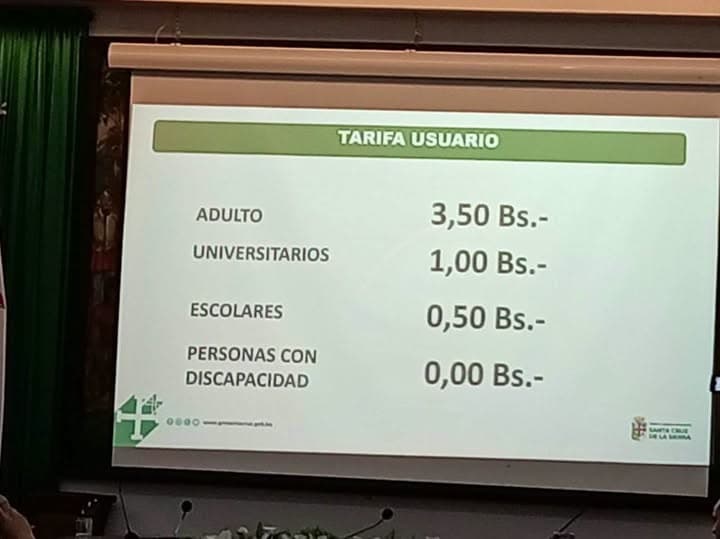 ESTUDIO DE COSTOS DE LA ALCALDÍA PROPONE PASAJE DE BS 3,50