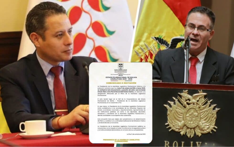 ALP FIJA PARA LAS 19:00 LA POSESIÓN DE JOSÉ ARMANDO URIOSTE