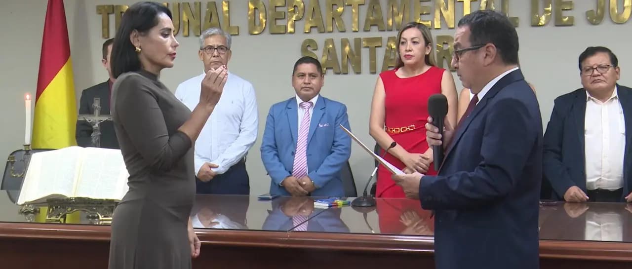 IRMA VILLAVICENCIO ES LA NUEVA PRESIDENTA DEL TRIBUNAL DEPARTAMENTAL DE JUSTICIA DE SANTA CRUZ