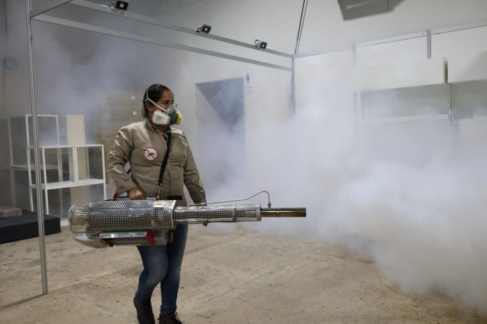 SEDES INTENSIFICA ACCIONES CONTRA EL DENGUE EN PREDIOS DE LA EXPOCRUZ