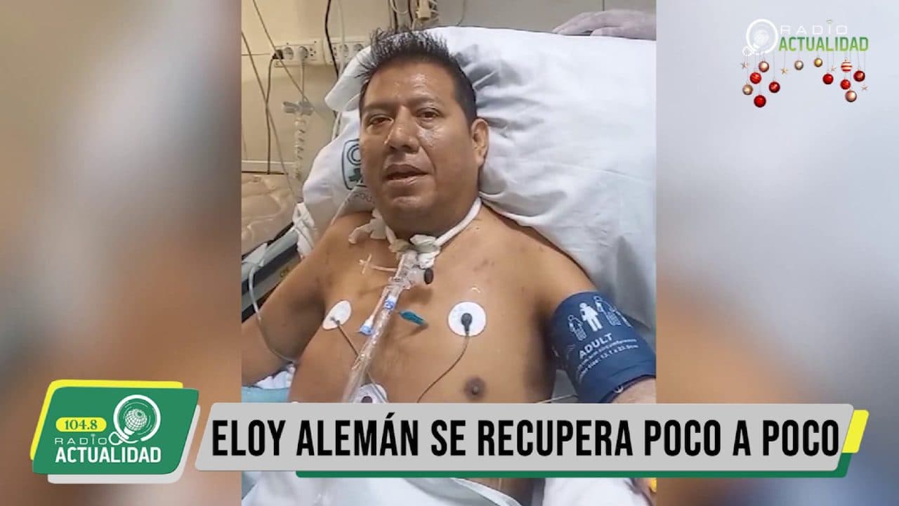 ELOY ALEMÁN YA TIENE SU SILLA DE RUEDAS