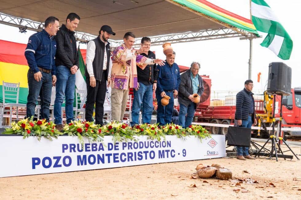 YPFB ACTIVA PROYECTO MONTECRISTO-9 CON UNA INVERSIÓN DE $US 12 MILLONES EN SANTA CRUZ