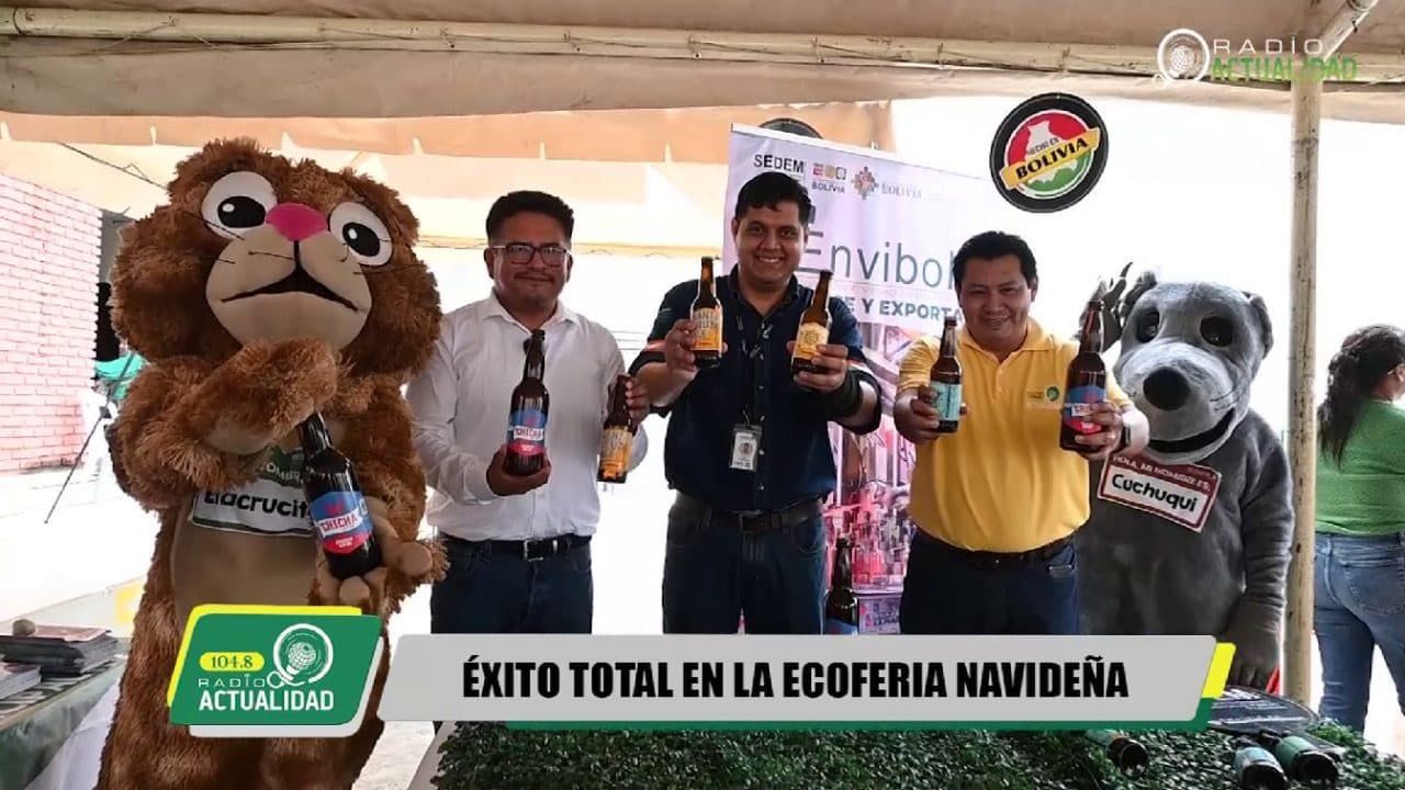 EMPRENDEDORES PRESENTES EN ECOFERIA NAVIDEÑA