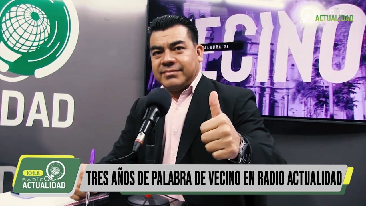 TRES AÑOS DE "PALABRA DE VECINO" EN RADIO ACTUALIDAD