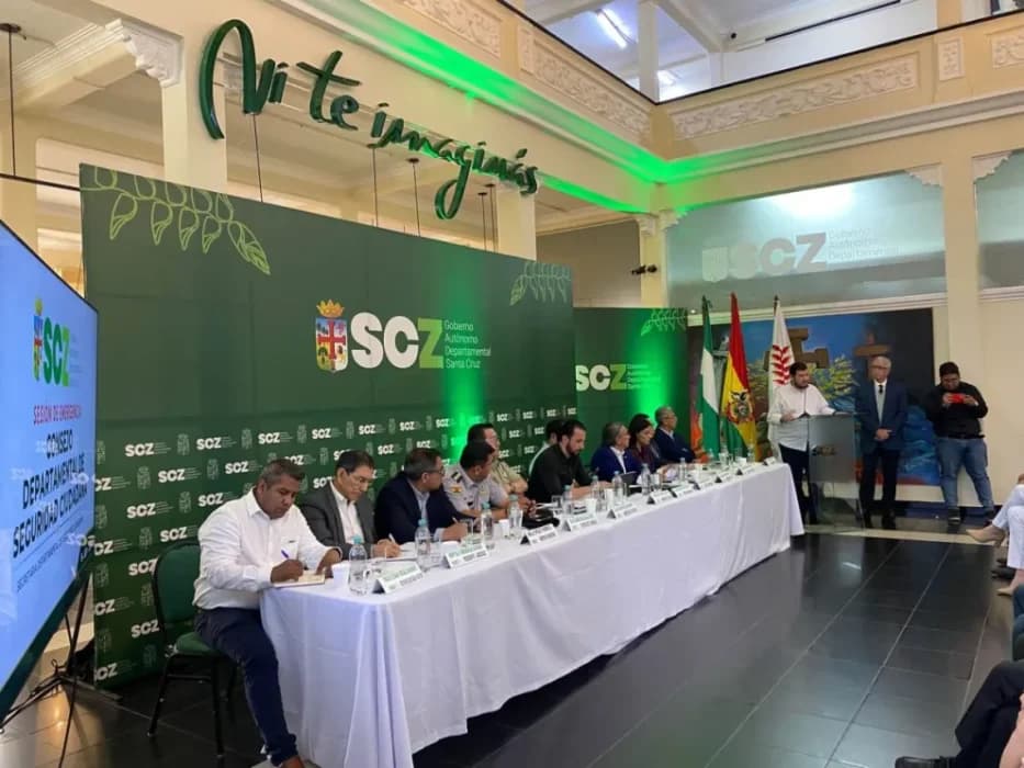 CONSEJO DE SEGURIDAD DE SANTA CRUZ DEFINE COMANDO CONJUNTO CON BASE EN SAN IGNACIO
