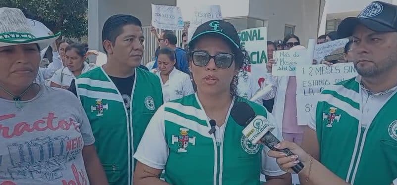 RED MUNICIPAL DE SALUD DEL NORTE EN MITIN DE PROTESTA POR FALTA DE PAGO