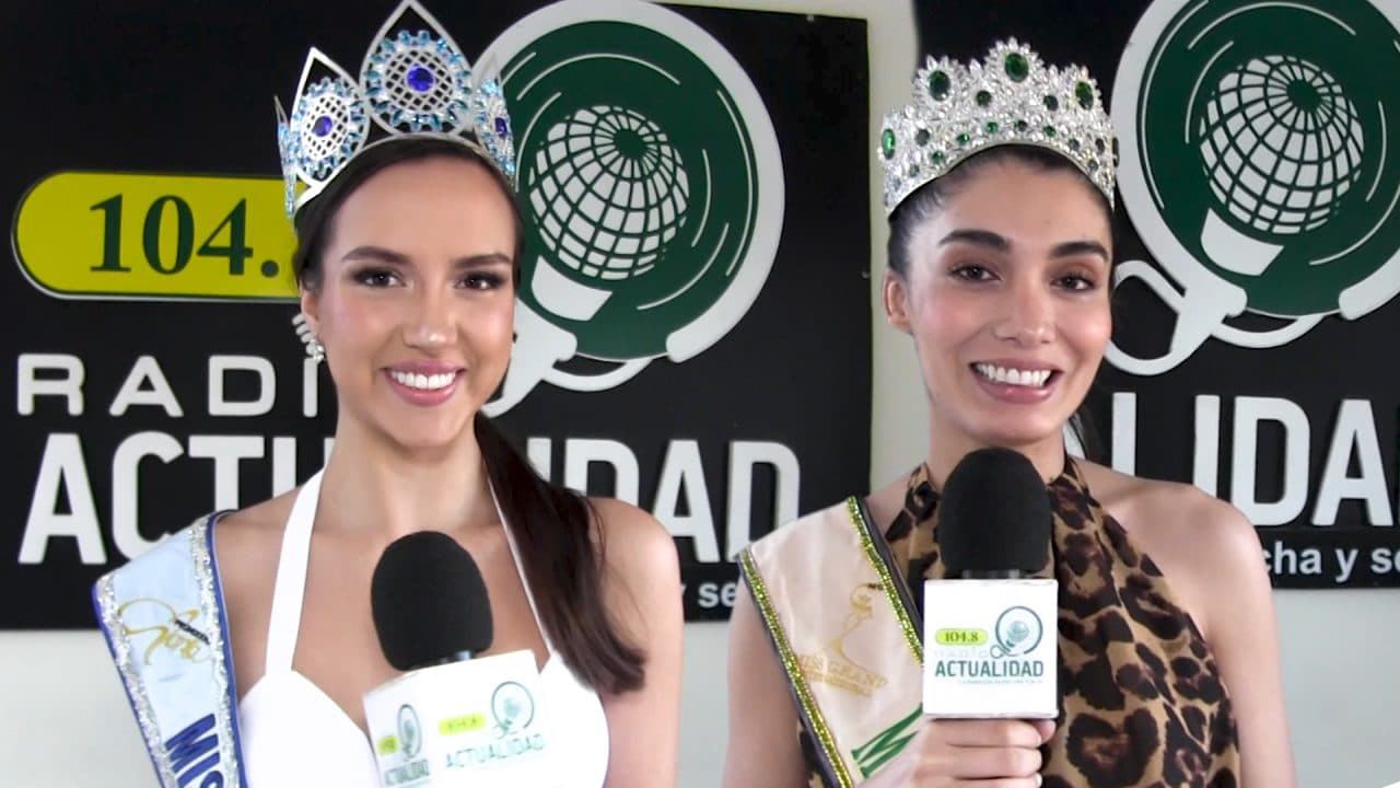 LAS MÁS BELLAS DE BOLIVIA VISITARON RADIO ACTUALIDAD