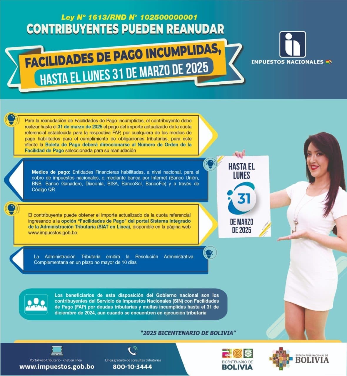 ESTE 31 DE MARZO VENCE PLAZO PARA REANUDAR FACILIDADES DE PAGO POR DEUDA TRIBUTARIA