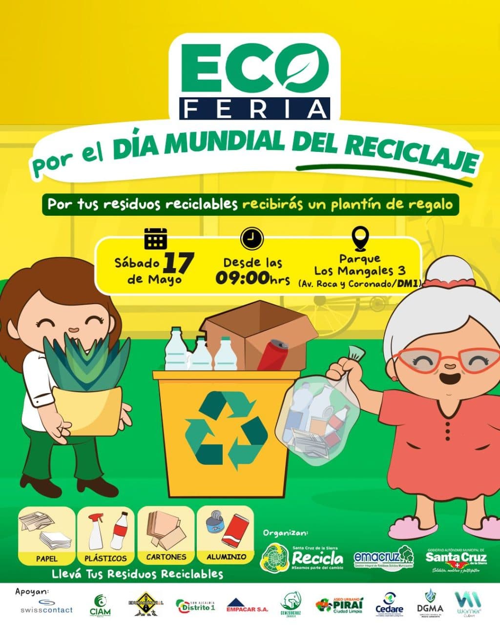 ECOFERIA DEL INTERCAMBIO POR EL DÍA MUNDIAL DEL RECICLAJE