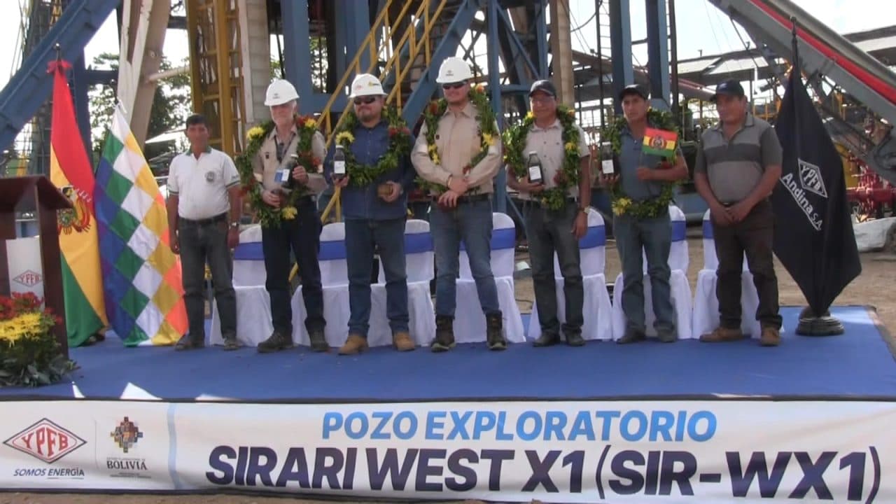YPFB INUAGURA POZO “SIRARI WEST X1” EN YAPACANI CON PRODUCCIÓN DE 300 BARRILES DIARIOS