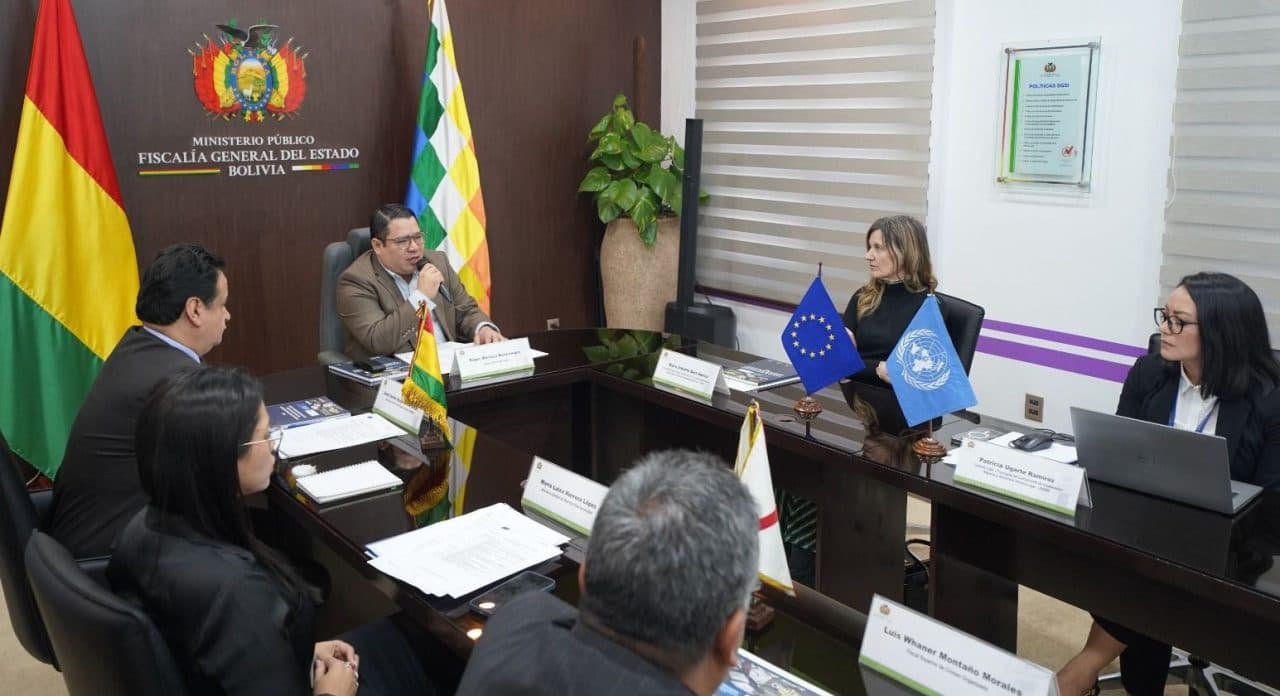 FISCAL GENERAL DEL ESTADO FORTALECE COOPERACIÓN INTERNACIONAL MEDIANTE DIÁLOGO TÉCNICO CON LA UNODC Y FIAP
