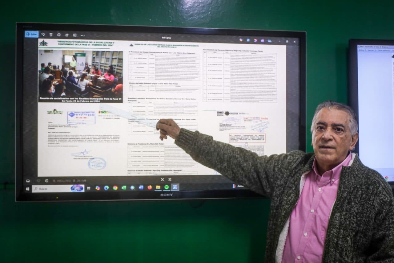 SEARPI PIDE DESEMBOLSO DE 40 MILLONES DE BOLIVIANOS PARA EJECUTAR OBRAS