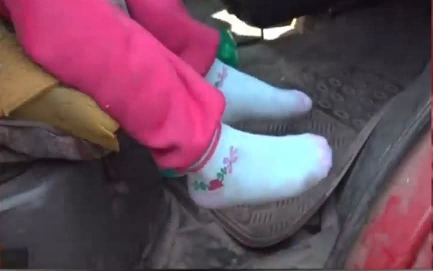 UNA GRÚA DE TRANSITO REMOLCÓ UN VEHÍCULO CON UNA NIÑA DENTRO