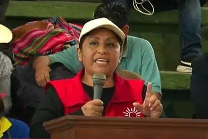 LA DIRIGENTE DE PAN-BOL RUTH NINA FUE CONVOCADA A DECLARAR EN COCHABAMBA ESTE VIERNES