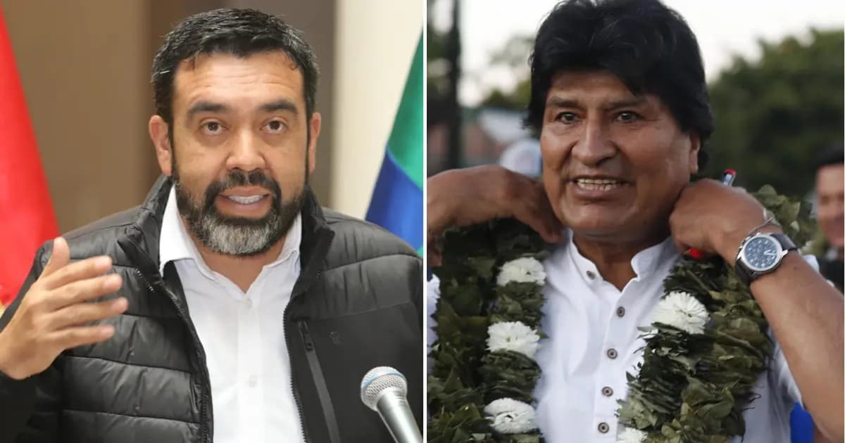 MINISTRO A EVO: “NO PUEDE EXIGIR JUSTICIA MIENTRAS EVADE LA SUYA”