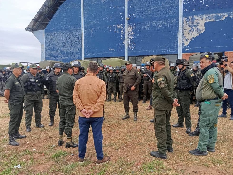 PREDIO EN GUARAYOS QUEDA LIBRE DE AVASALLADORES TRAS OPERATIVO POLICIAL