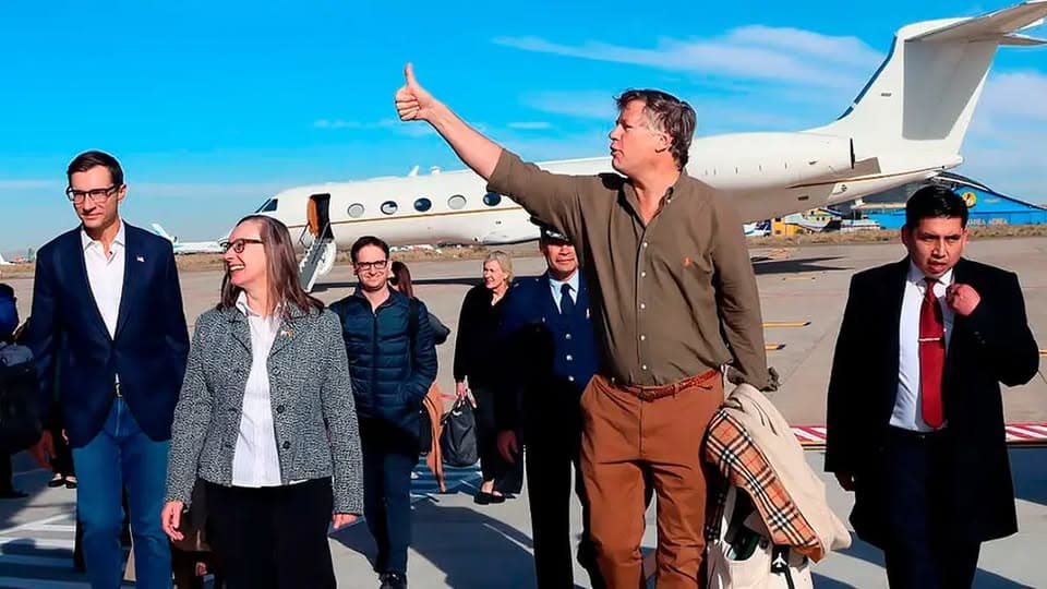 CHRISTOPHER LANDAU VISITA BOLIVIA CON MOTIVO DE LA POSESIÓN DE RODRIGO PAZ
