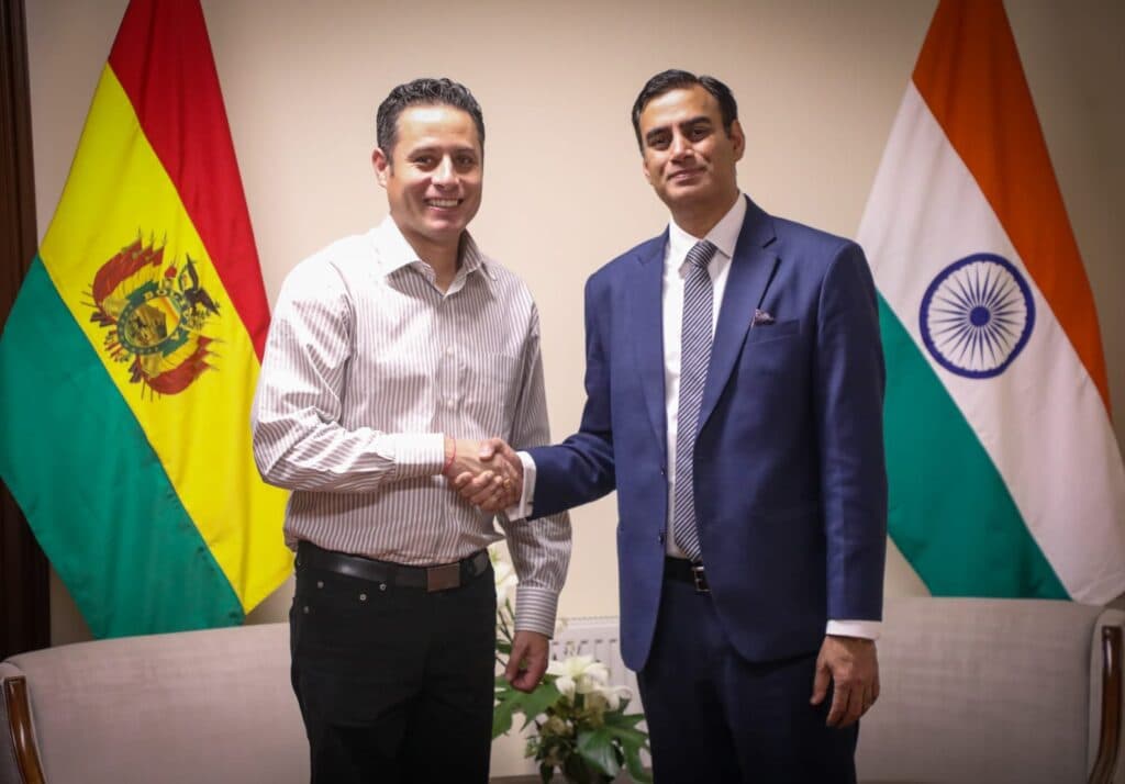 ENCUENTRO BILATERAL: BOLIVIA E INDIA FORTALECEN COOPERACIÓN Y DESARROLLO CONJUNTO
