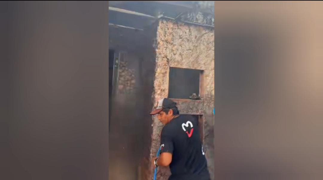FUEGO ARRASA CON LA VIVIENDA Y EL TALLER SOLIDARIO DE RIMER ZAPATA EN EL PLAN 3000