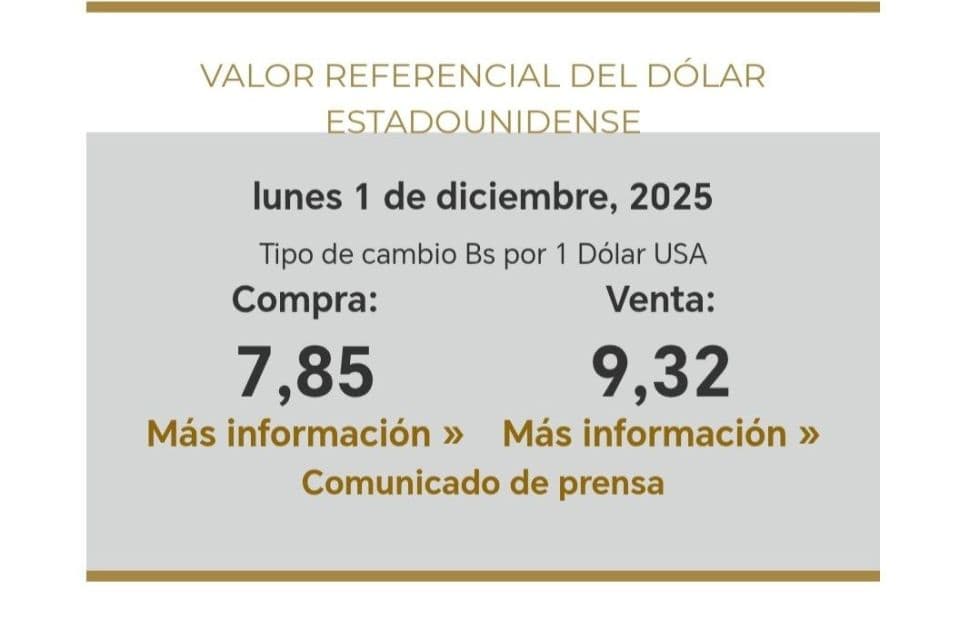 BANCO CENTRAL LANZA DÓLAR REFERENCIAL Y MARCA UN GIRO EN EL MERCADO CAMBIARIO