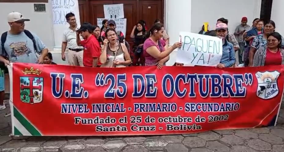 PADRES Y VECINOS EXIGEN CONCLUIR MÓDULOS EDUCATIVOS PARALIZADOS