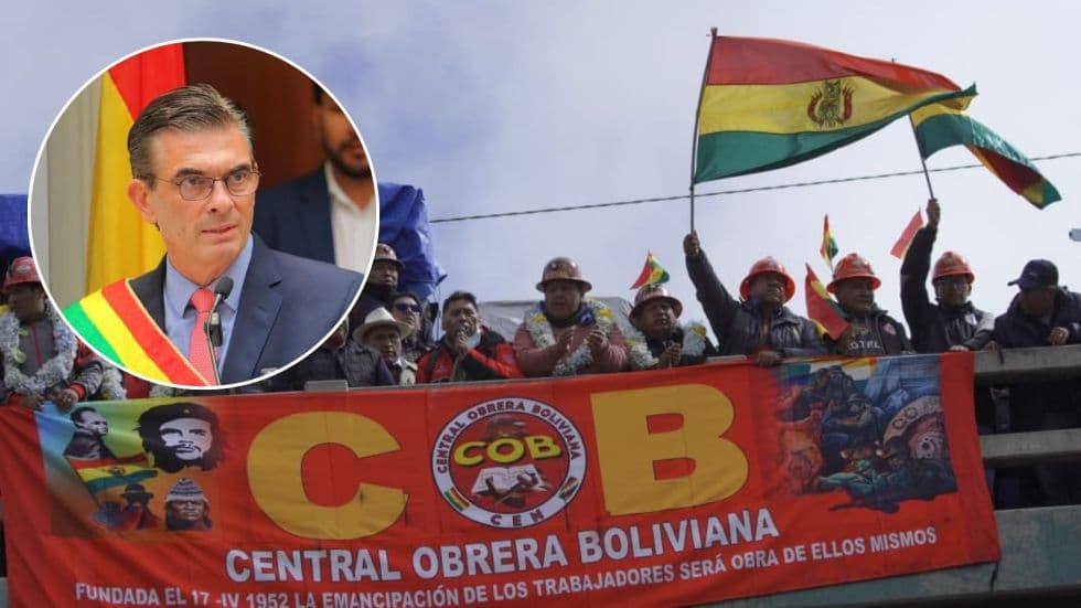 50 LÍDERES DE LA COB PERCIBÍAN 18 MILLONES DE DÓLARES ANUALES, SEGÚN PAZ