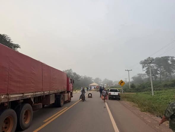 SAN IGNACIO DE VELASCO LEVANTA BLOQUEO TRAS RECLAMOS POR COMICIOS MUNICIPALES