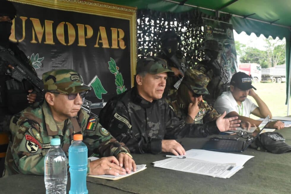 SEIS OPERATIVOS ANTIDROGA DEJAN 1,17 TONELADAS INCAUTADAS EN COCHABAMBA