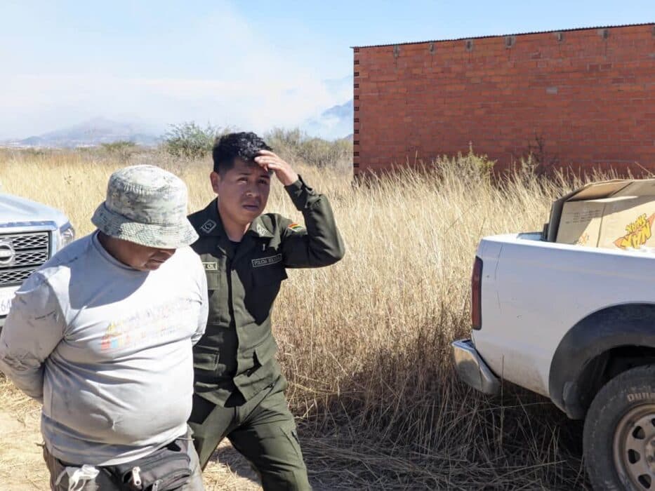 TARIJA: ARRESTAN A PRESUNTO AUTOR DE PROVOCAR INCENDIO EN SELLA CERCADO
