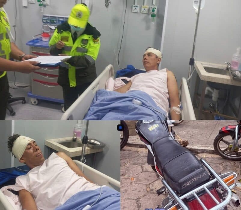 TIKTOKER «KEN BOLIVIANO» RESULTA HERIDO EN ACCIDENTE DE MOTOCICLETA