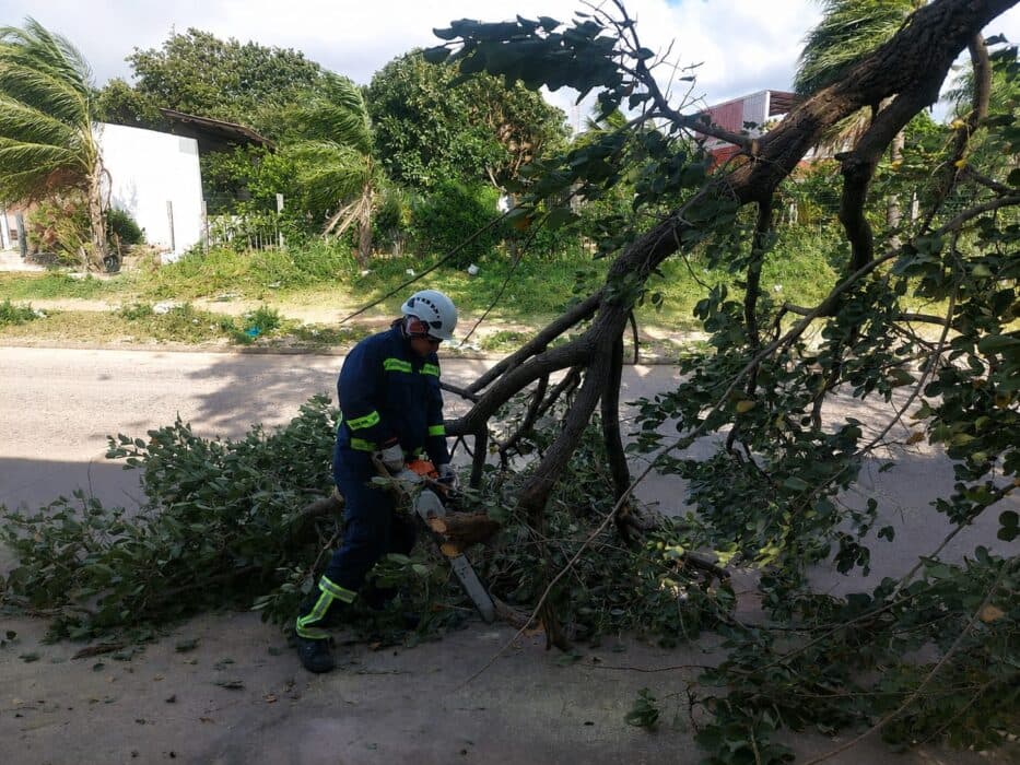FUERTES VIENTOS DEJAN 11 EMERGENCIAS ATENDIDAS EN SANTA CRUZ