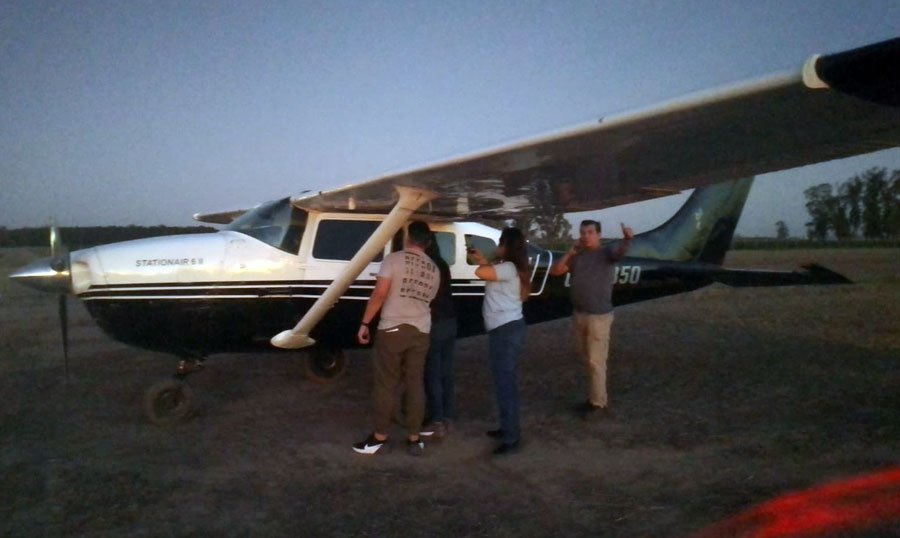 INTERCEPTAN EN ARGENTINA CASI MEDIA TONELADA DE DROGA EN  AVIONETA CON MATRÍCULA BOLIVIANA
