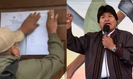 EVO MORALES RECIBIÓ  NOTIFICACIÓN PARA  DECLARAR POR ESTUPRO AGRAVADO Y TRATA Y TRÁFICO