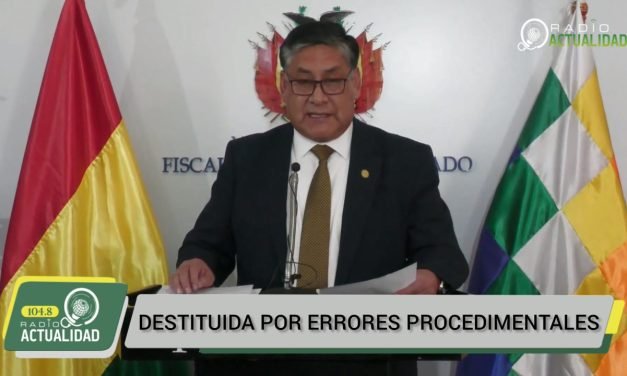 EX FISCAL DE TARIJA DESTITUIDA POR ERRORES PROCEDIMENTALES