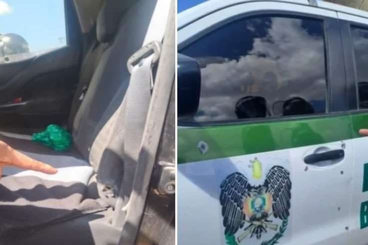 POLICÍAS SUFREN ATAQUE ARMADO EN UN INTENTO DE DESBLOQUEO EN ORURO