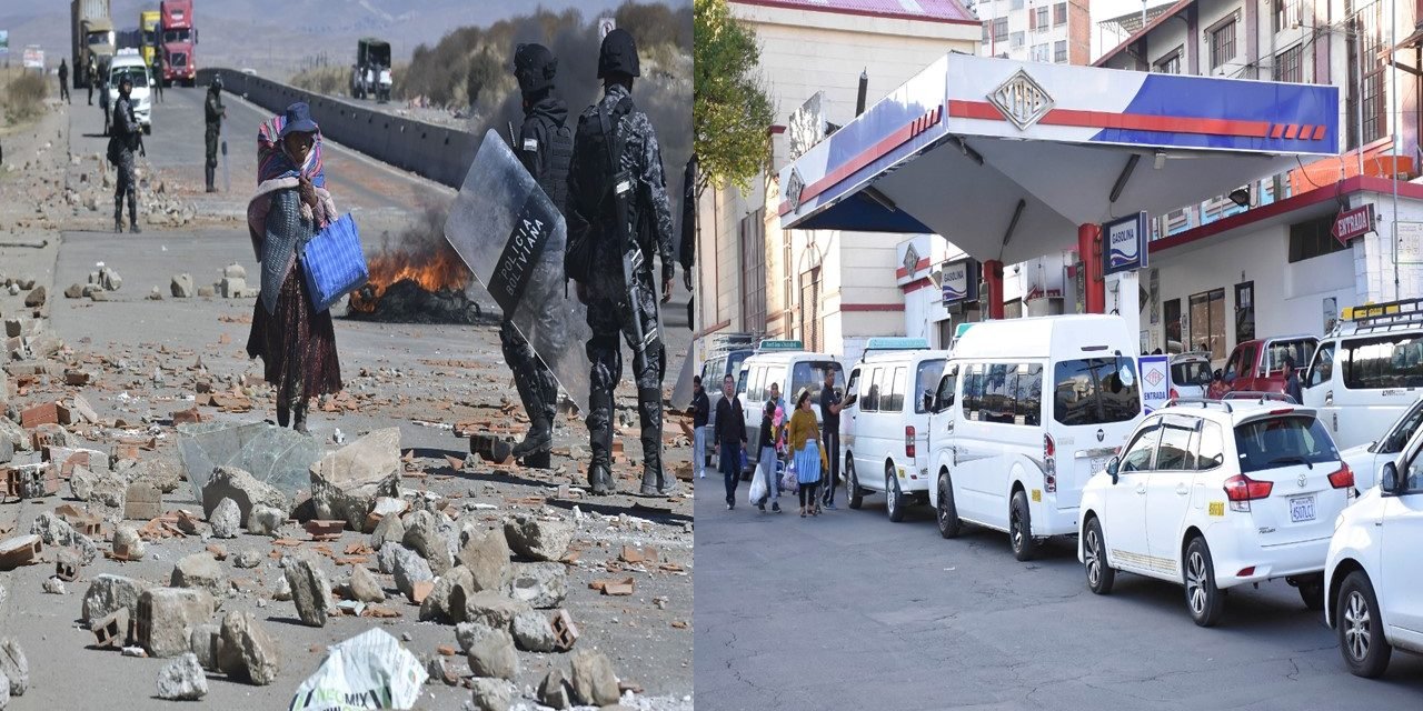 SEMANA INICIA CON 14 PUNTOS DE BLOQUEOS EN EL PAÍS Y FILAS POR COMBUSTIBLE