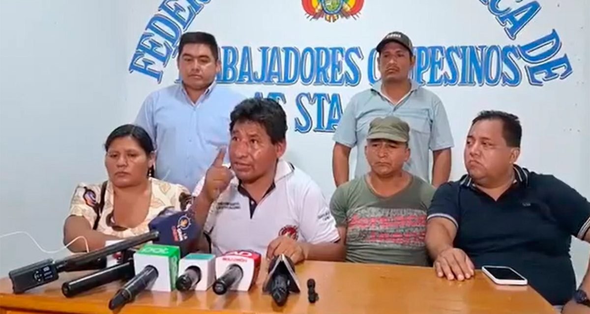 DIRIGENTE ‘EVISTA’ PIDE QUE ARCE VAYA A UN PUNTO DE BOQUEO A DIALOGAR