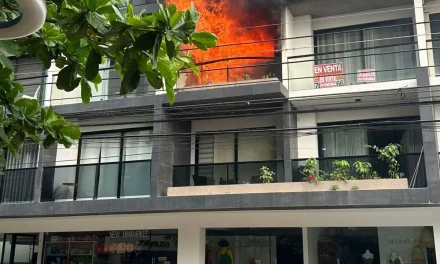 INCENDIO EN UN EDIFICIO DE EQUIPETROL, EVACUAN A SEIS PERSONAS