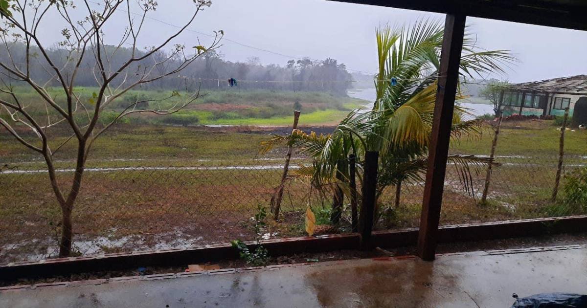 REPORTAN LLUVIAS EN LA COMUNIDAD PISO FIRME, EN BAJO PARAGUÁ